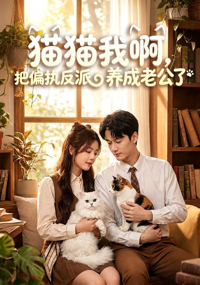 猫猫我啊，把偏执反派养成老公了封面