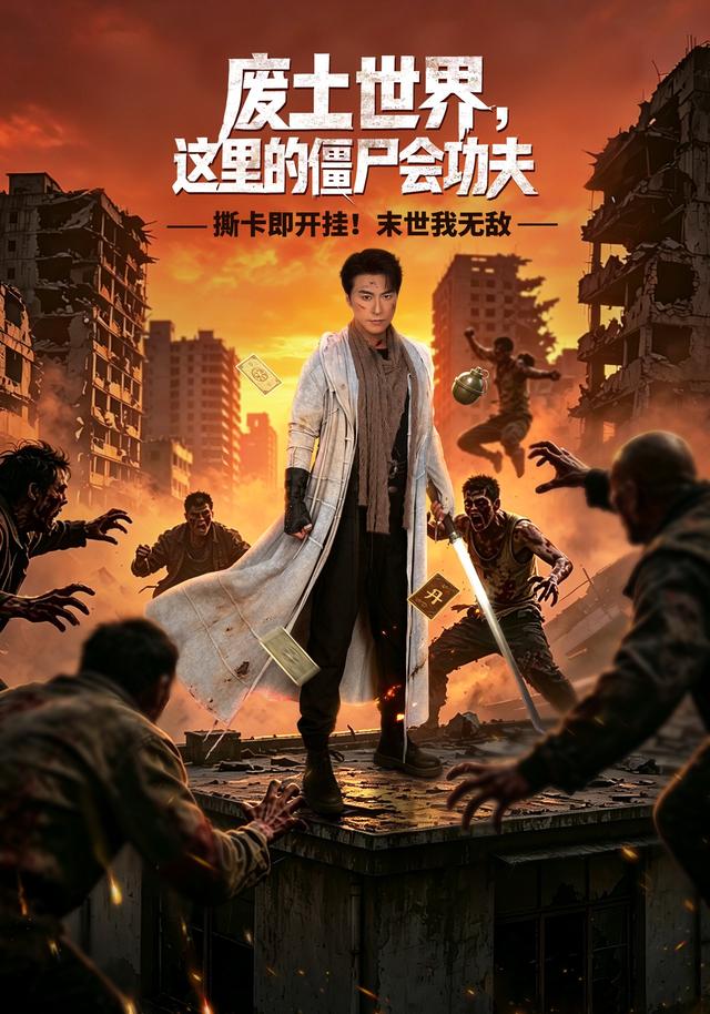 废土世界，这里的僵尸会功夫封面
