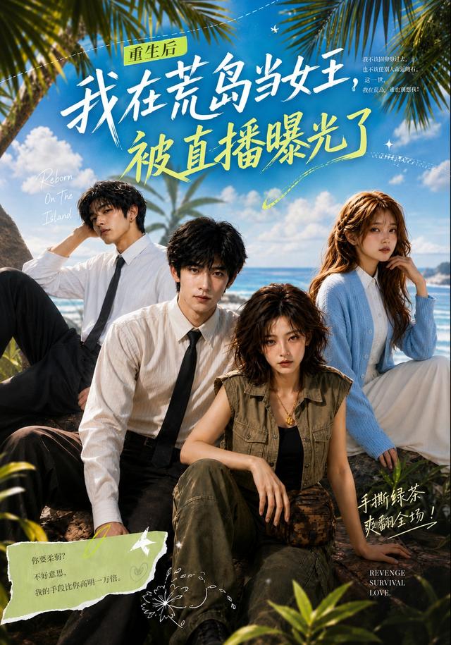 重生后我在荒岛当女王，被直播曝光了封面