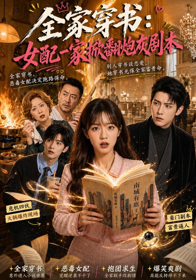 全家穿书：女配一家掀翻炮灰剧本封面