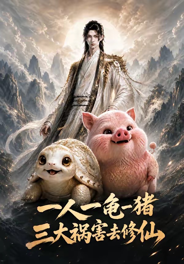 一人一龟一猪，三大祸害去修仙封面