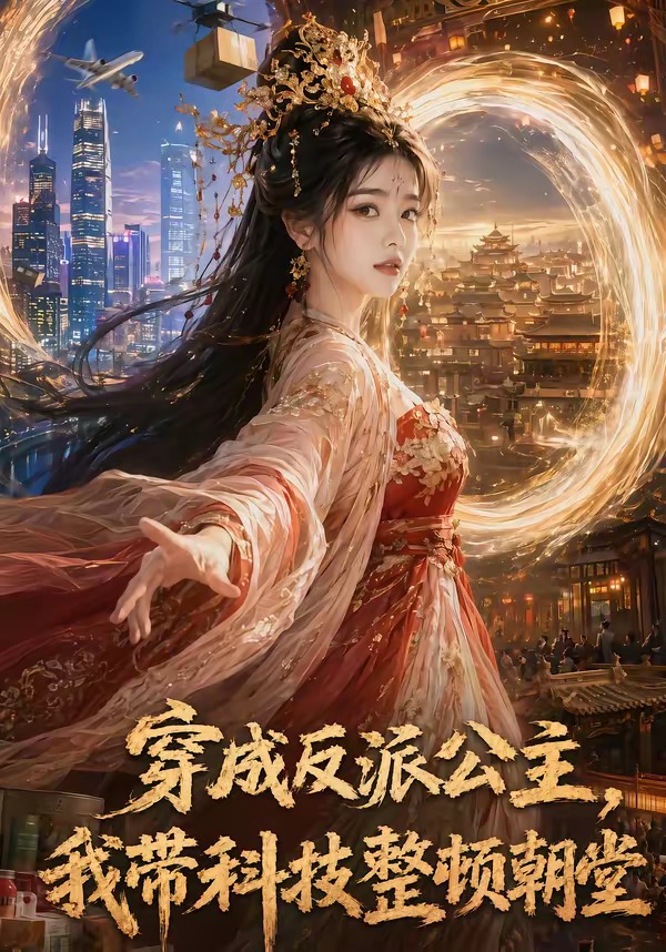 穿成反派公主，我带科技整顿朝堂封面