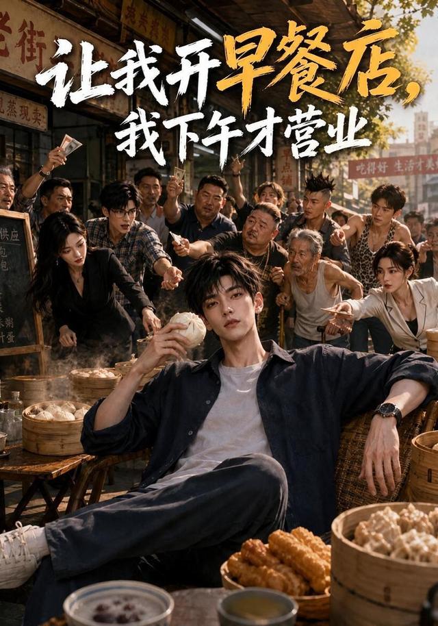 让我开早餐店，我下午才营业封面
