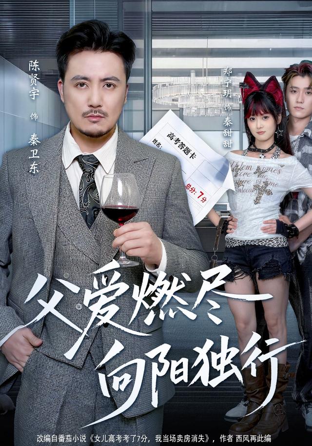 父爱燃尽，向阳独行封面
