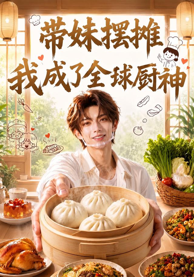 带妹摆摊，我成了全球厨神封面