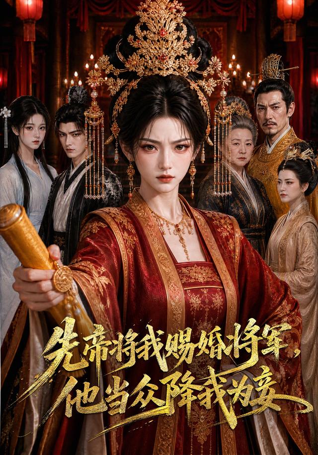 先帝将我赐婚将军，他当众降我为妾封面