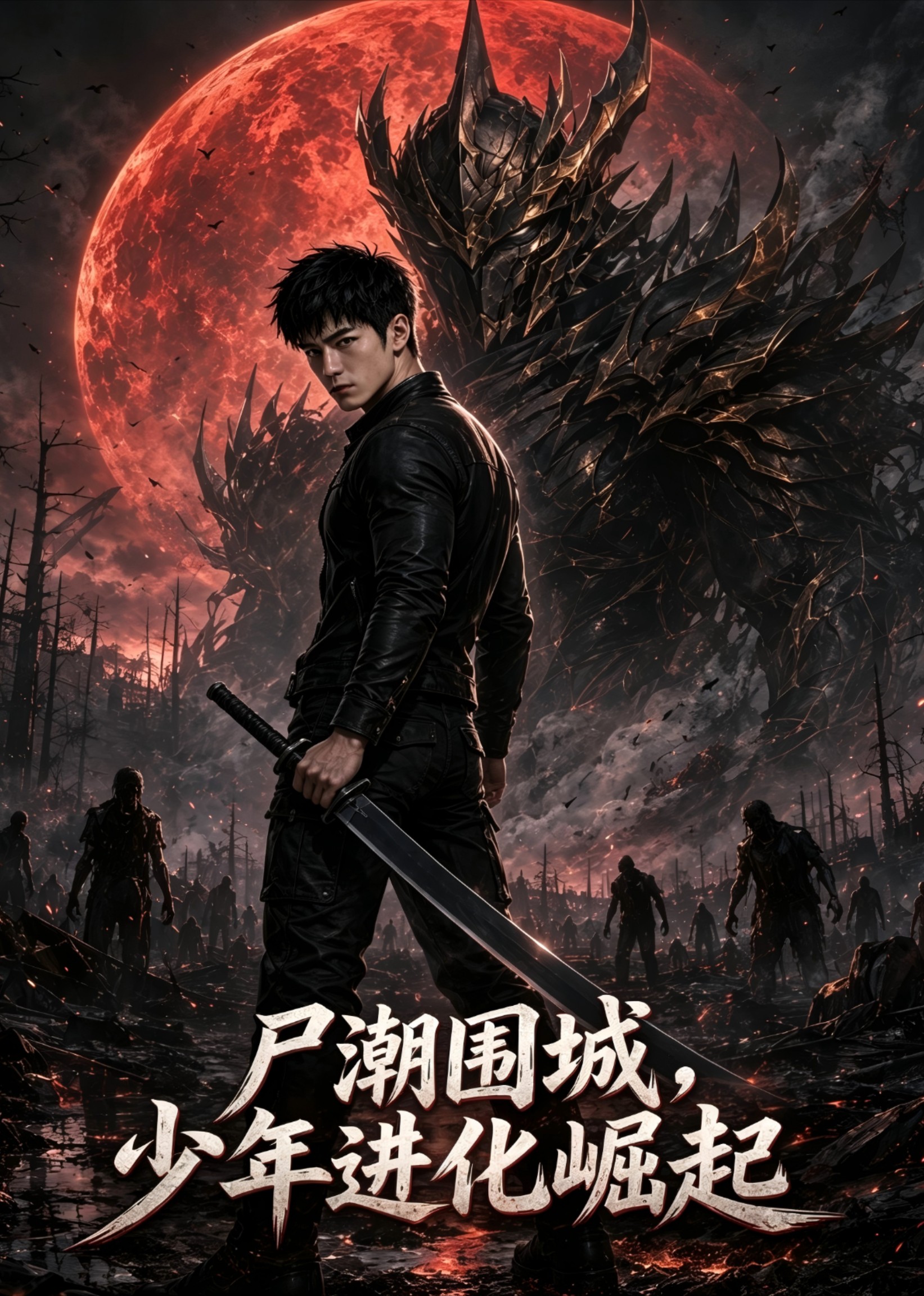 尸潮围城，少年进化崛起封面