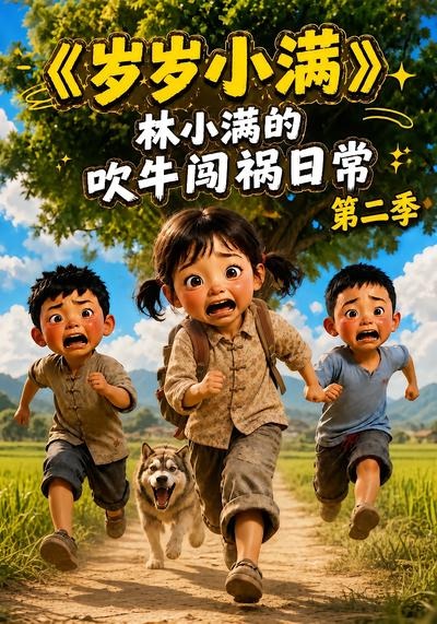 岁岁小满，林小满的吹牛闯祸日常第二季封面