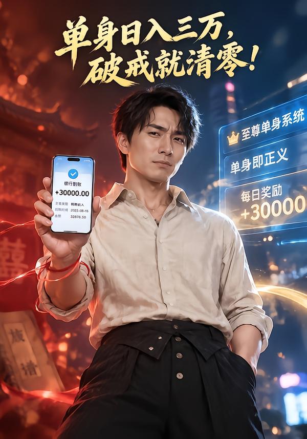 单身日入三万，破戒就清零封面