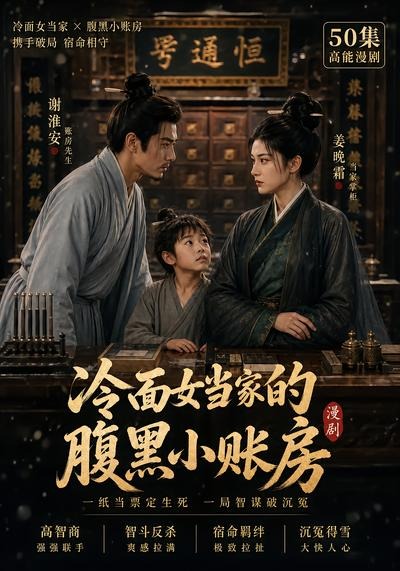 冷面女当家的腹黑小账房第一季封面