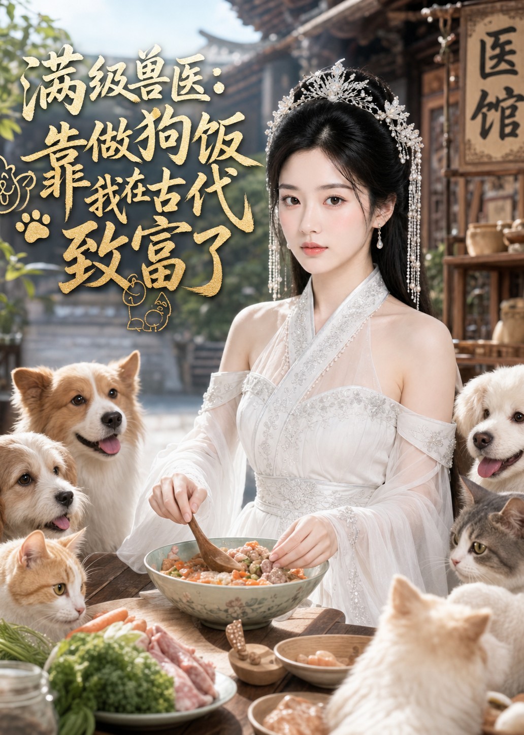 满级兽医：靠做狗饭我在古代致富了封面