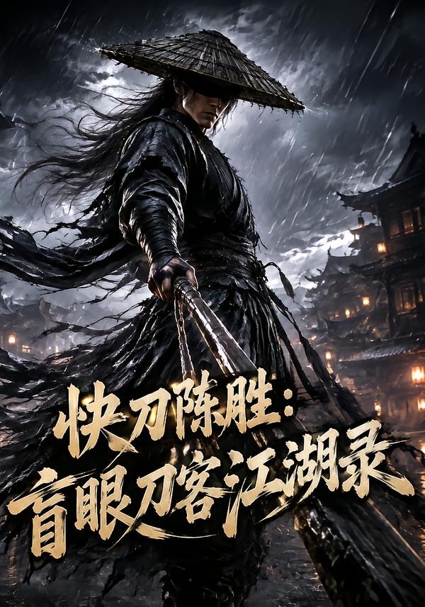 快刀陈胜：盲眼刀客江湖录封面