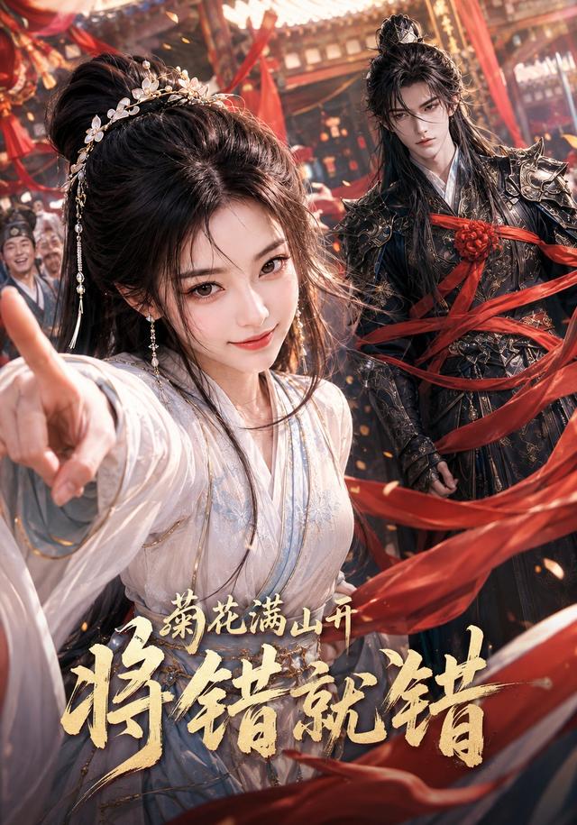 菊花满山开，将错就错封面