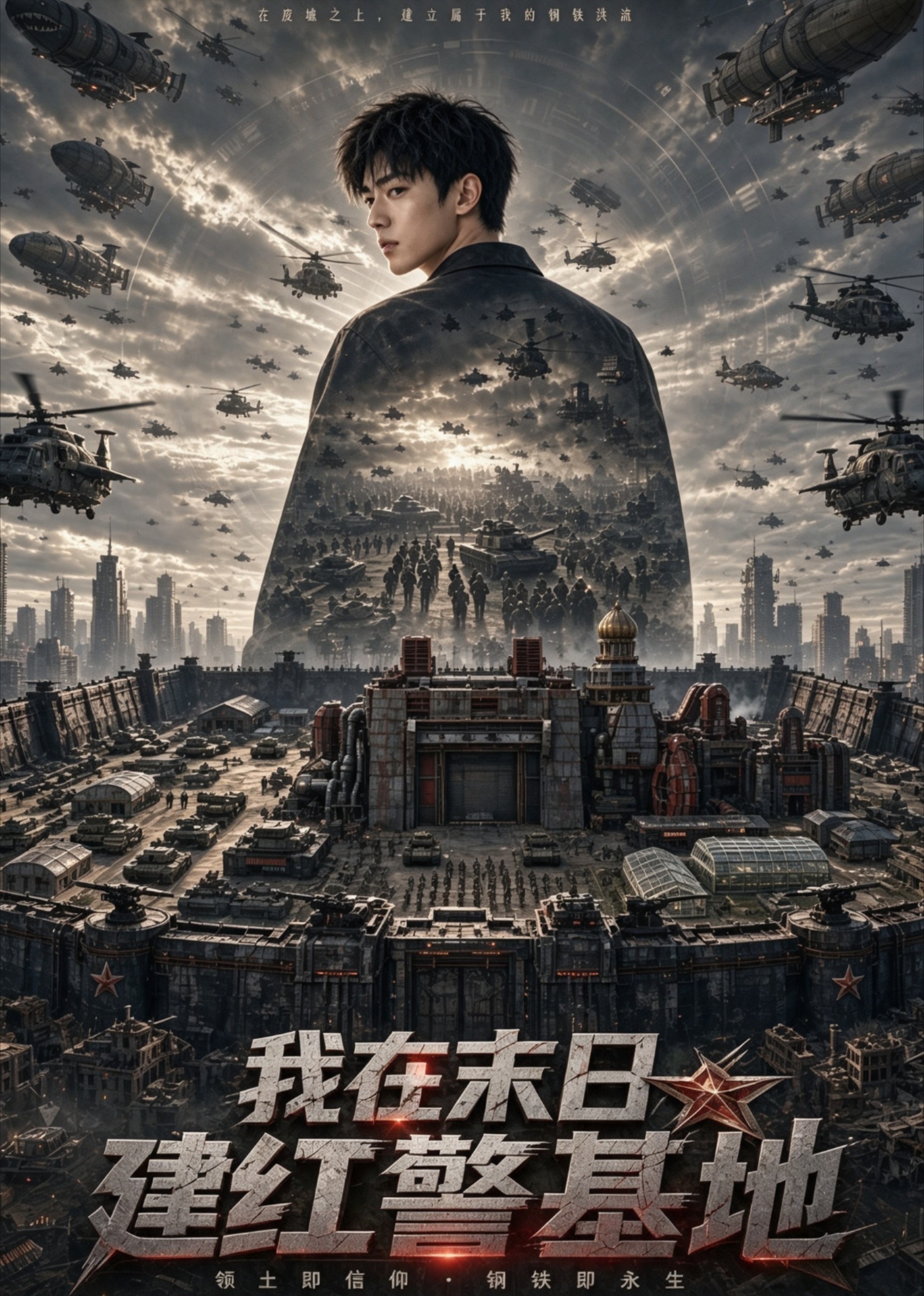 我在末日建红警基地封面