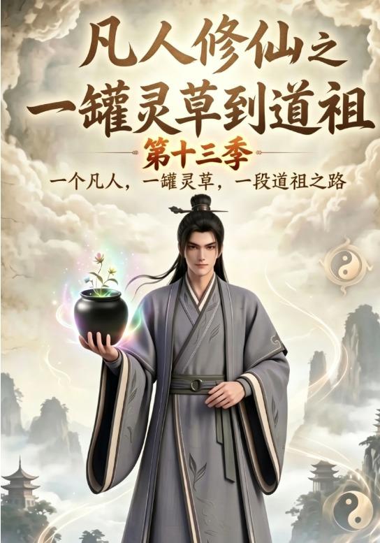 凡人修仙之一罐灵草到道祖第十三季封面