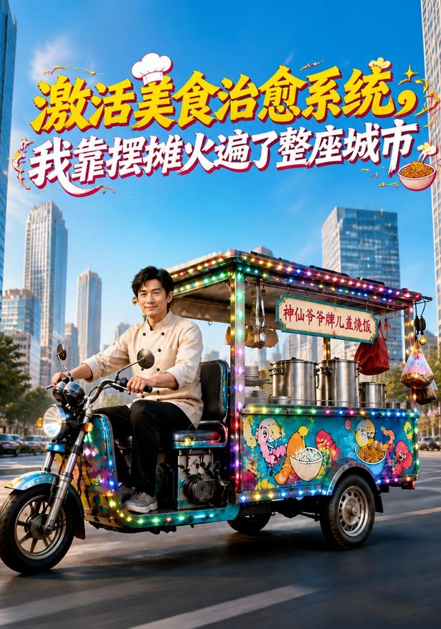 激活美食治愈系统，我靠摆摊火遍了整座城市封面