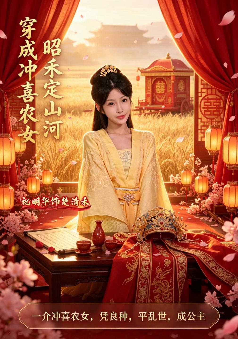 穿成冲喜农女，昭禾定山河封面