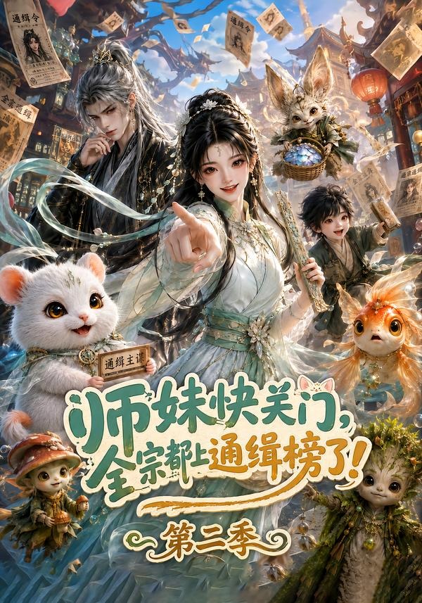 师妹快关门，全宗都上通缉榜了！第二季封面