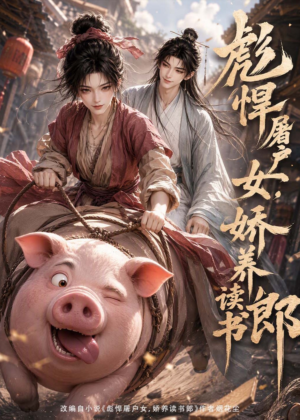 彪悍屠户女，娇养读书郎封面