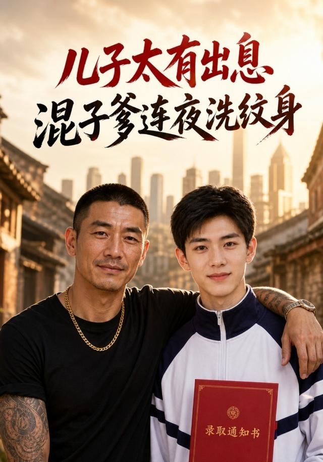 儿子太有出息，混子爹连夜洗纹身封面