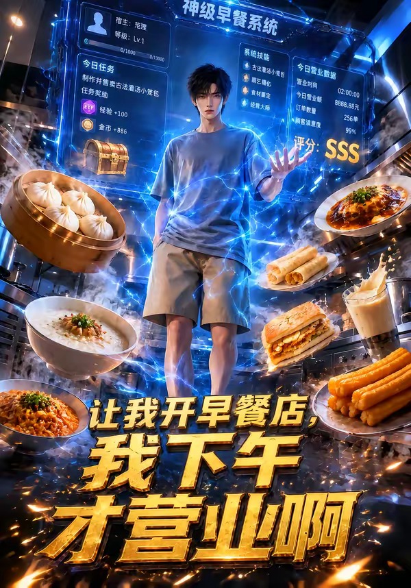 让我开早餐店，我下午才营业啊封面