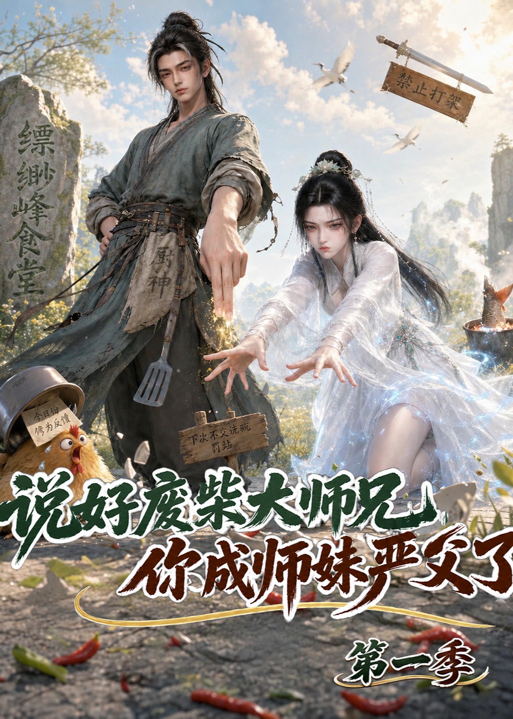 说好废柴大师兄，你成师妹严父了第一季封面