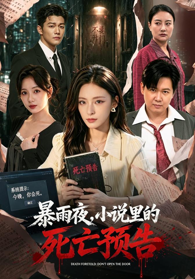 暴雨夜，小说里的死亡预告封面