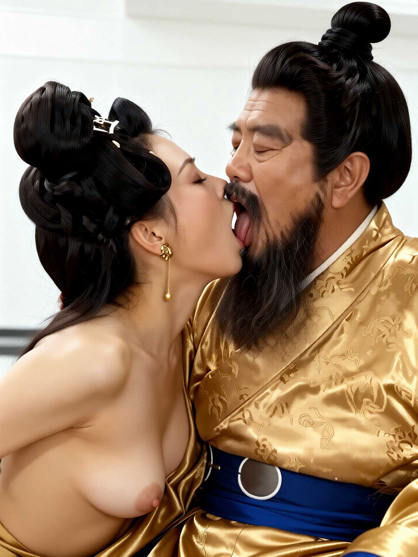 AI魔改 三国 貂蝉婊子偷情吕布封面