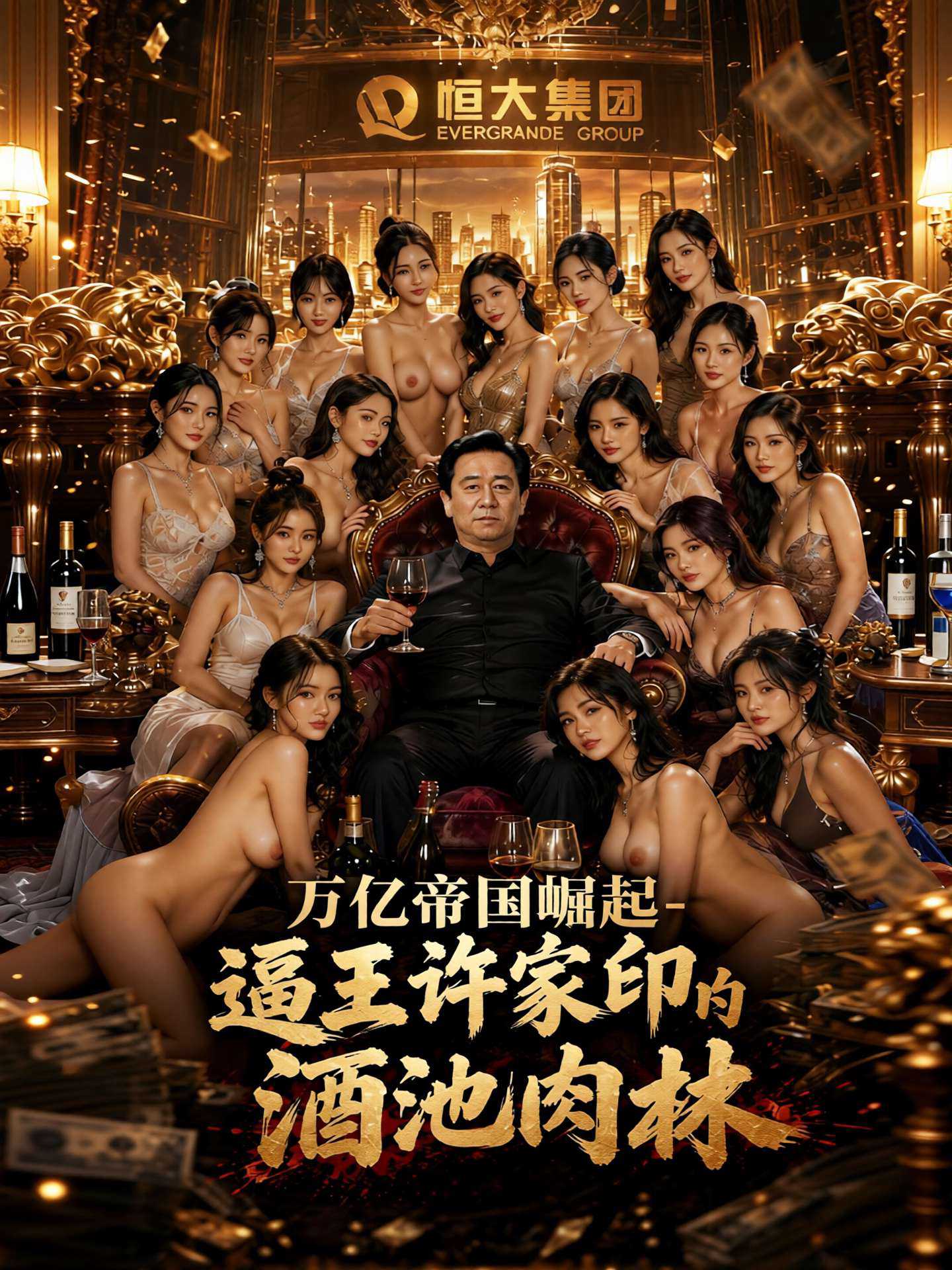 万亿帝国崛起- 逼王许家印的酒池肉林封面