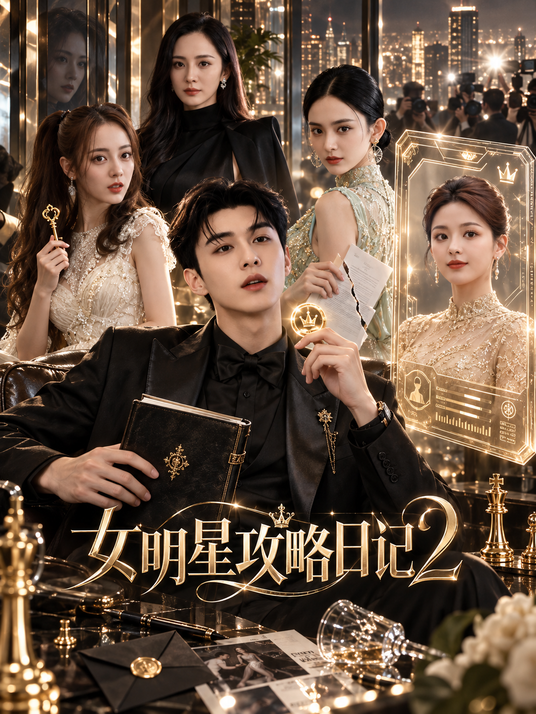 AI魔改电视剧 女明星攻略日记 2封面