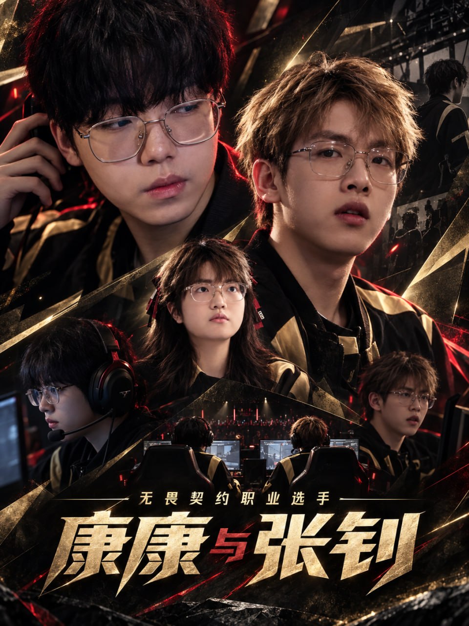 无畏契约职业选手康康与张钊封面