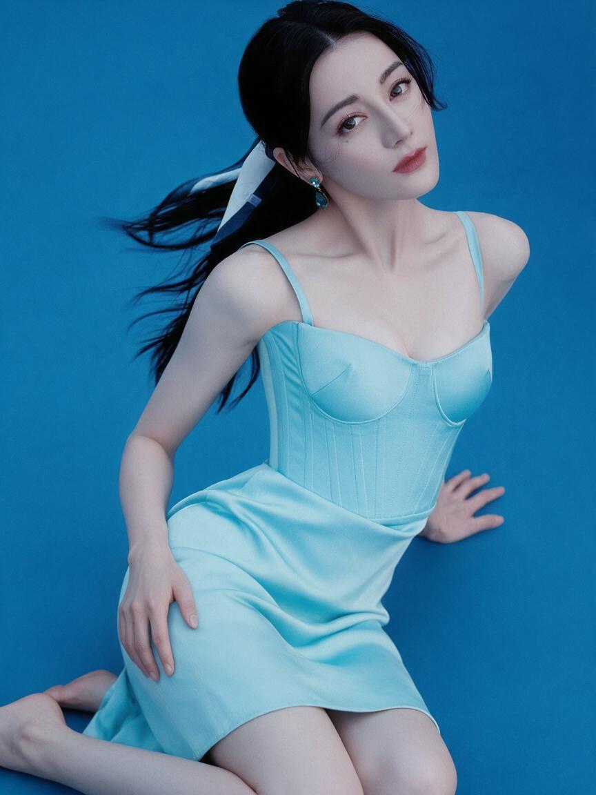 AI魔改 迪丽热巴 大陆知名女星赴日下海当AV女优拍片的第一场对手竟是小泽彻封面